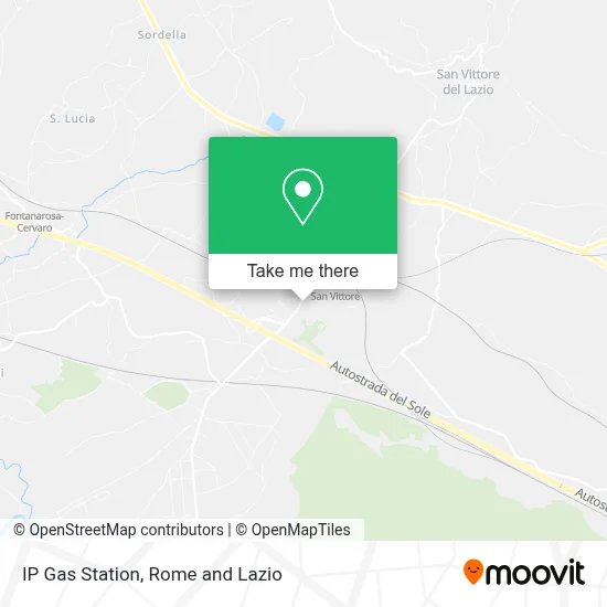 IP Gas Station map