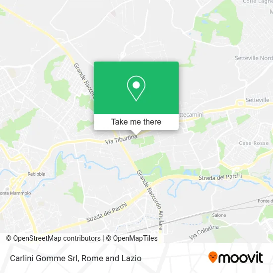 Carlini Gomme Srl map