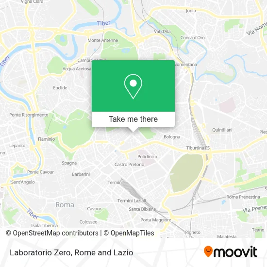 Laboratorio Zero map