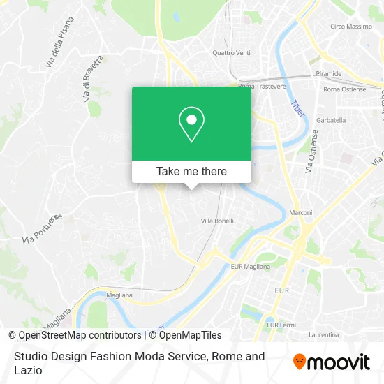 Studio Design Fashion Moda Service map