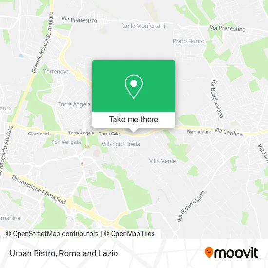 Urban Bistro map