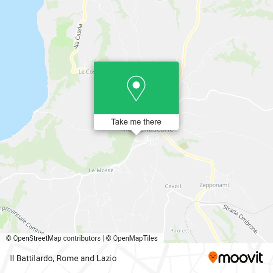 Il Battilardo map