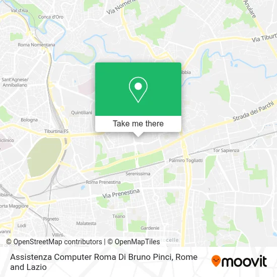 Assistenza Computer Roma Di Bruno Pinci map