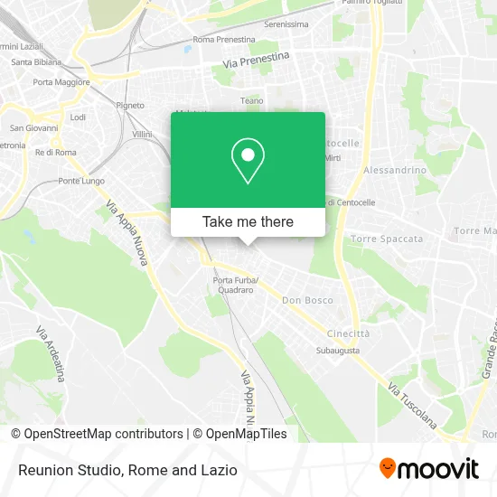 Reunion Studio map