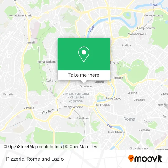 Pizzeria map