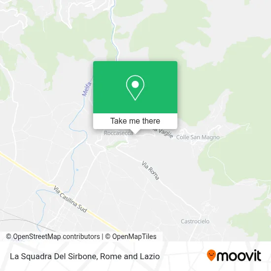 La Squadra Del Sirbone map