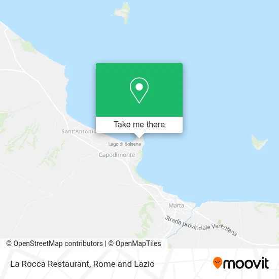 La Rocca Restaurant map