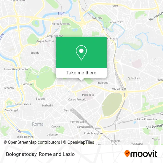 Bolognatoday map
