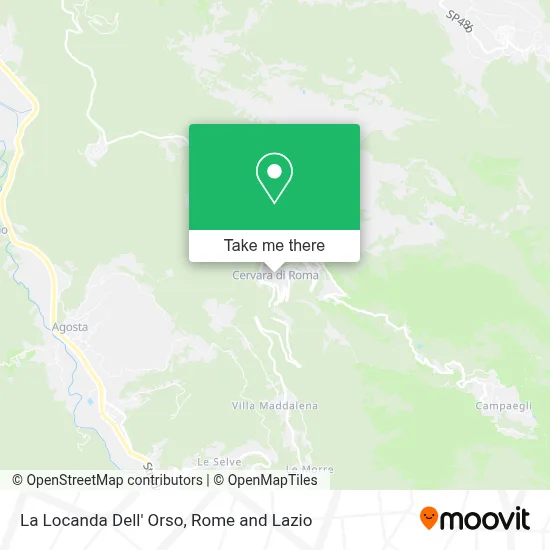 La Locanda Dell' Orso map