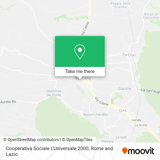 Cooperativa Sociale L'Universale 2000 map