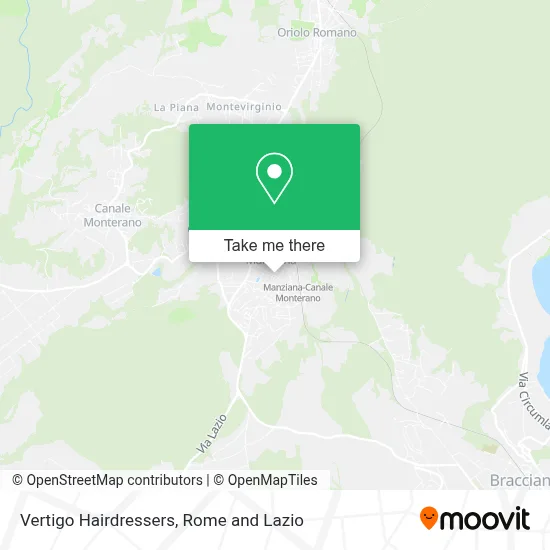 Vertigo Hairdressers map