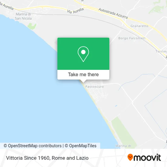 Vittoria Since 1960 map