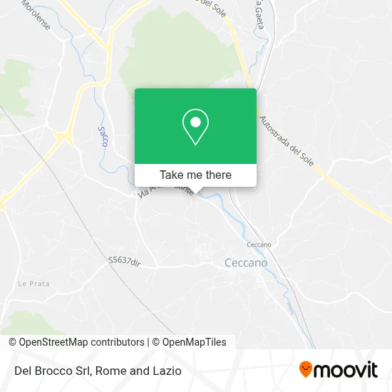 Del Brocco Srl map