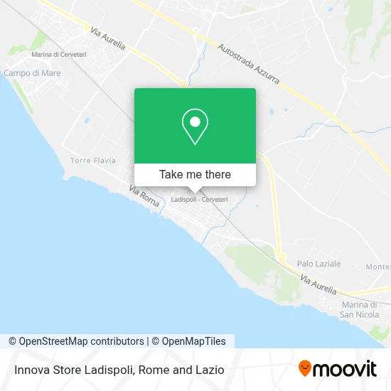 Innova Store Ladispoli map