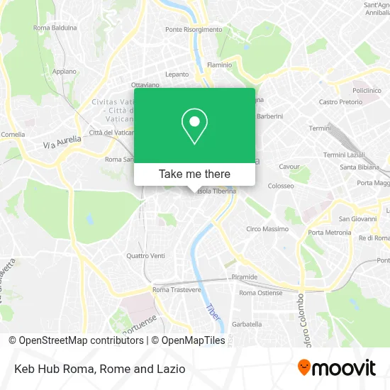 Keb Hub Roma map