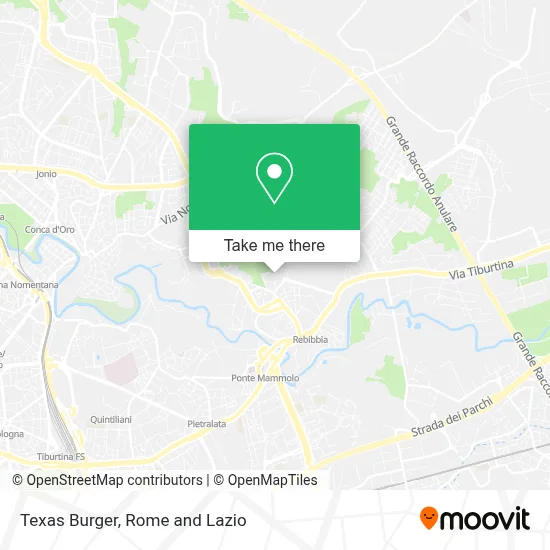 Texas Burger map