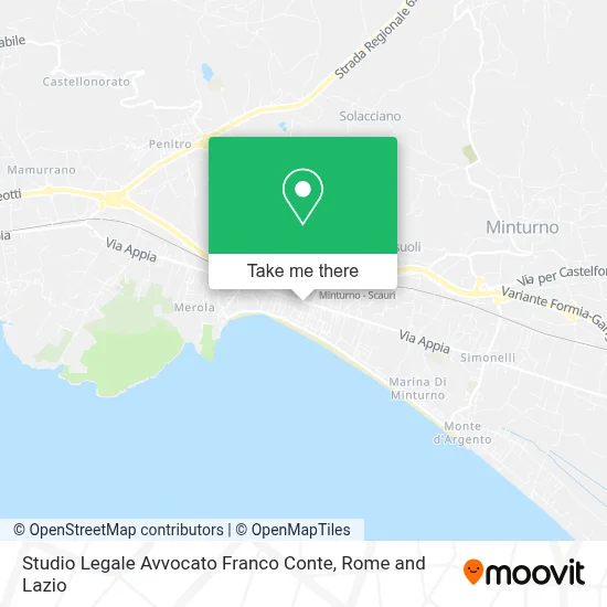 Studio Legale Avvocato Franco Conte map