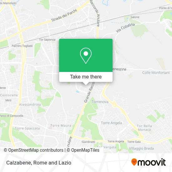 Calzabene map