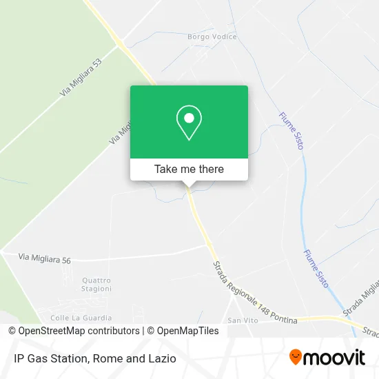 IP Gas Station map