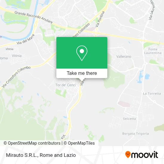 Mirauto S.R.L. map