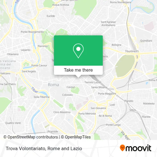 Trova Volontariato map