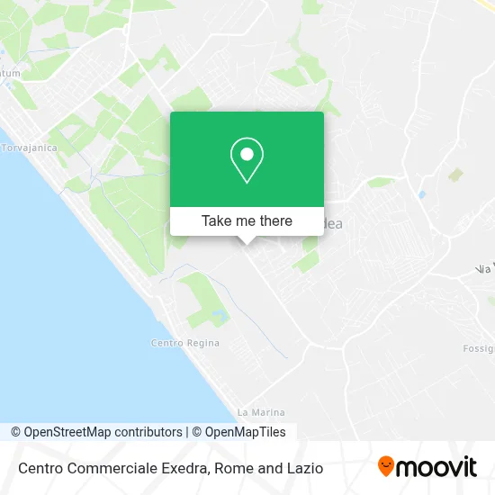 Centro Commerciale Exedra map