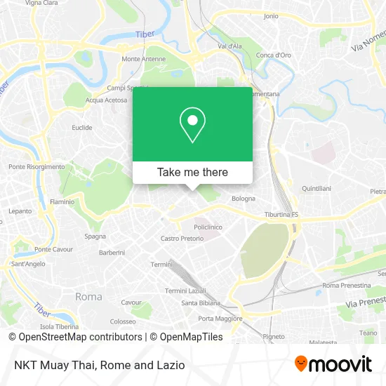 NKT Muay Thai map