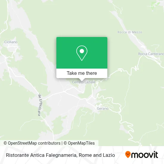 Ristorante Antica Falegnameria map