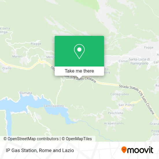IP Gas Station map