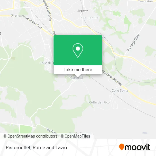 Ristoroutlet map