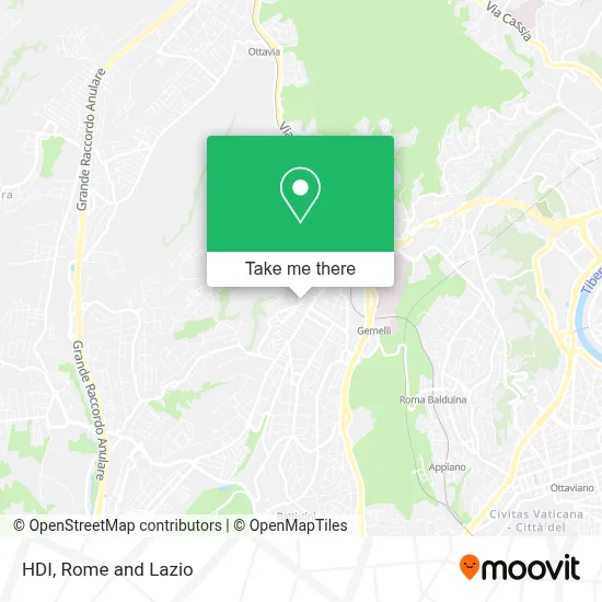 HDI map