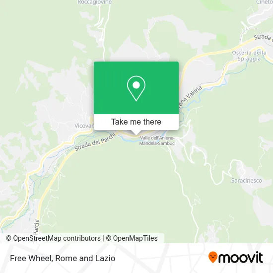 Free Wheel map