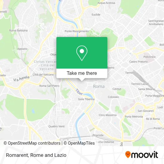 Romarent map