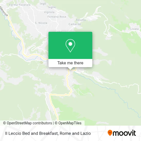 Il Leccio Bed and Breakfast map