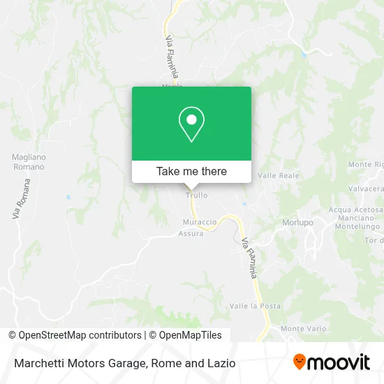 Marchetti Motors Garage map