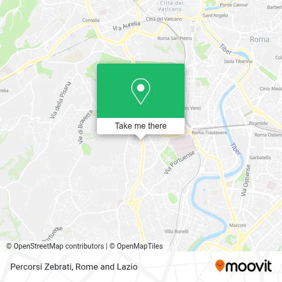 Percorsi Zebrati map