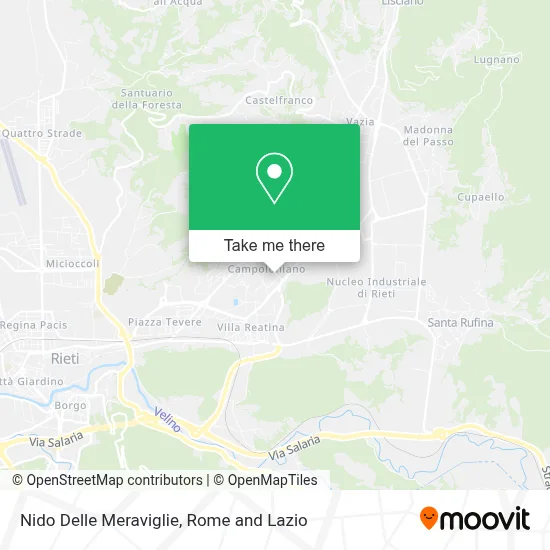 Nido Delle Meraviglie map