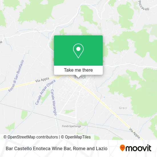Bar Castello Enoteca Wine Bar map