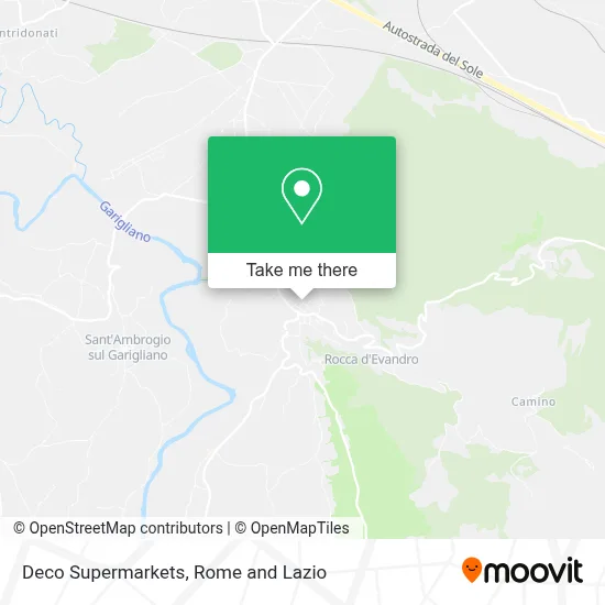 Deco Supermarkets map