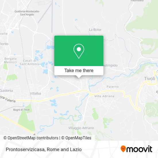 Prontoservizicasa map