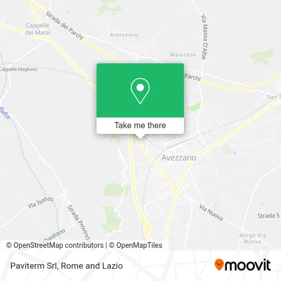 Paviterm Srl map