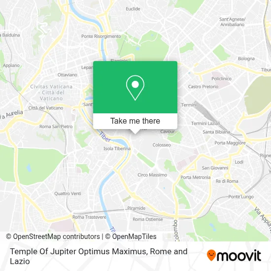 Temple Of Jupiter Optimus Maximus map