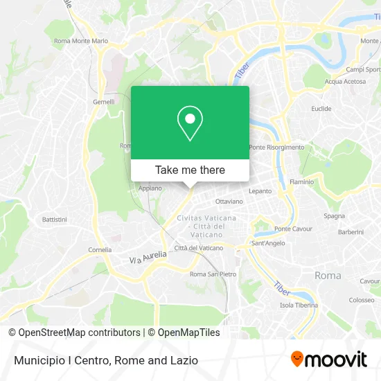 Municipio I Centro map