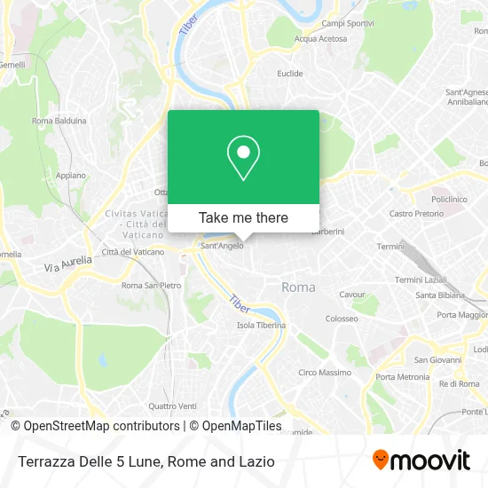 Terrazza Delle 5 Lune map