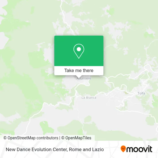 New Dance Evolution Center map