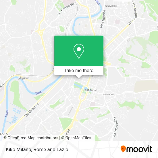 Kiko Milano map