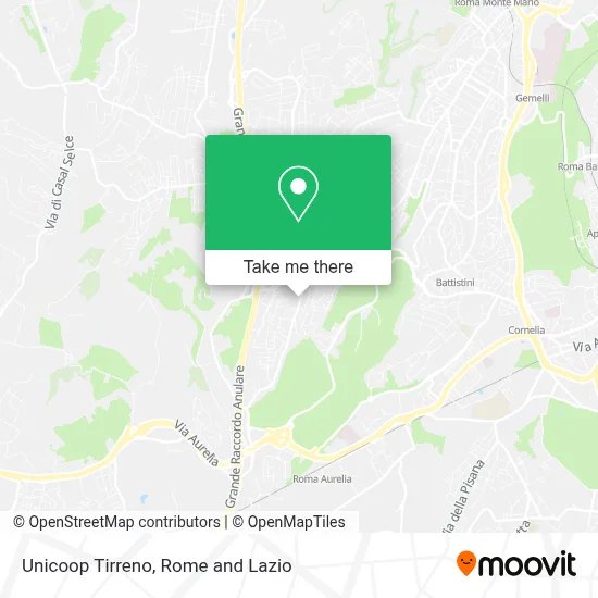 Unicoop Tirreno map