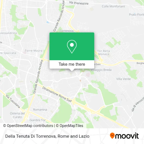 Della Tenuta Di Torrenova map