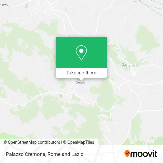 Palazzo Cremona map