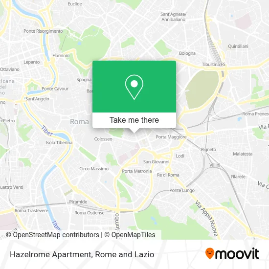 Hazelrome Apartment map